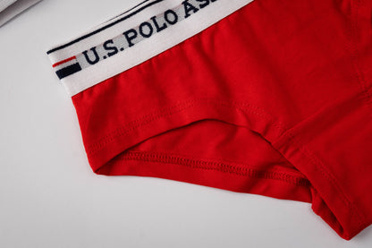 U.S ASSN Polo Bra Set Red